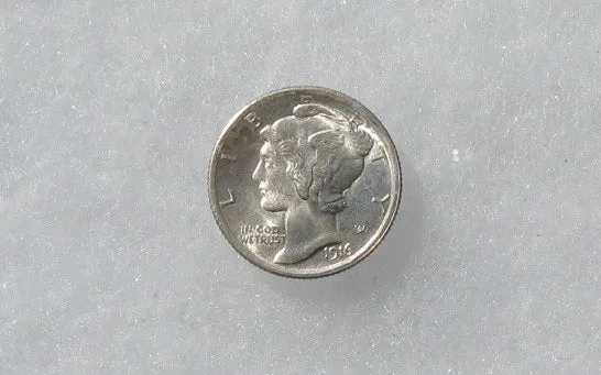 1916 Mercury Dime MS-65 FB