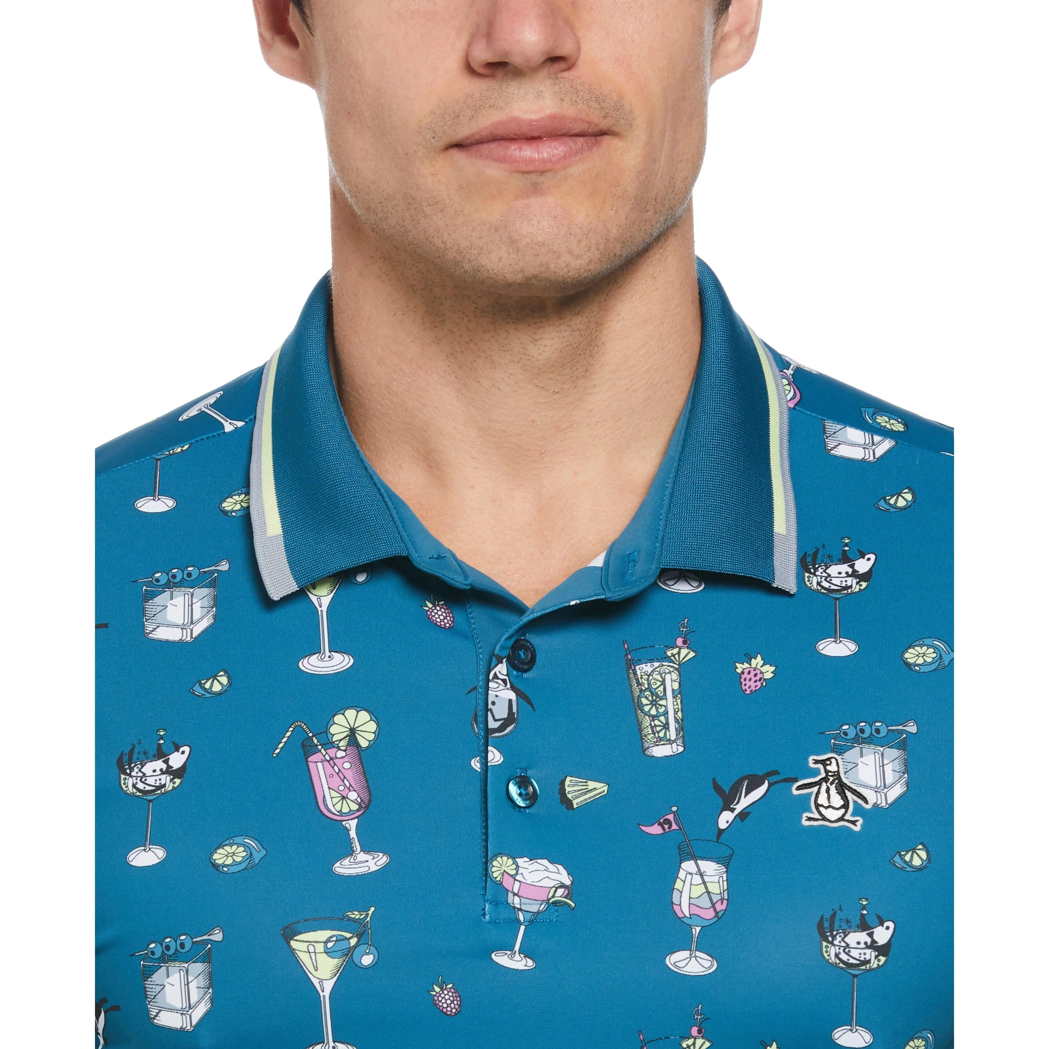 19th Hole Print Golf Polo