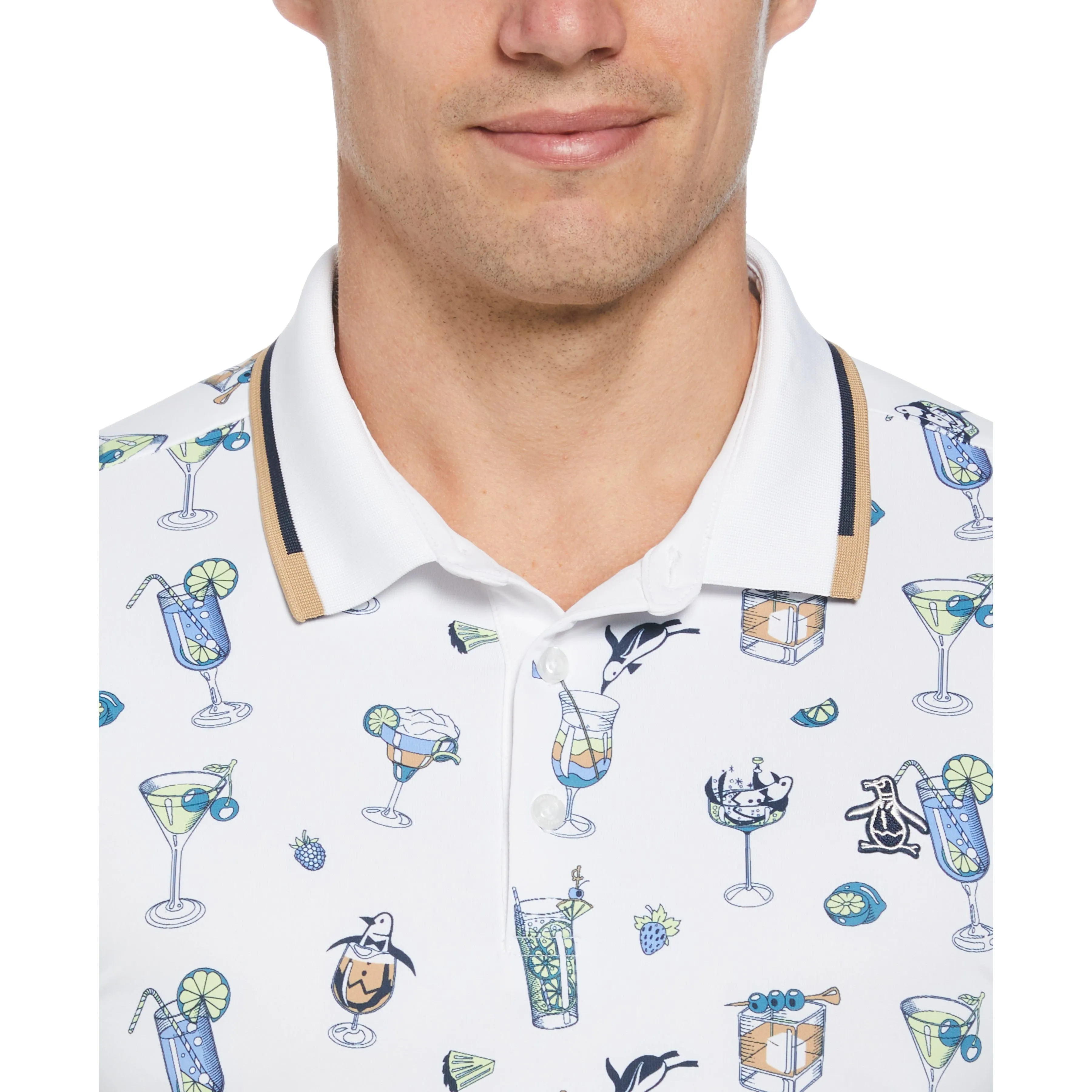 19th Hole Print Golf Polo