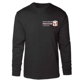 1st Battalion 6th Marines Proud Veteran Long Sleeve T-shirt