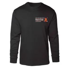 1st Battalion 8th Marines Proud Veteran Long Sleeve T-shirt