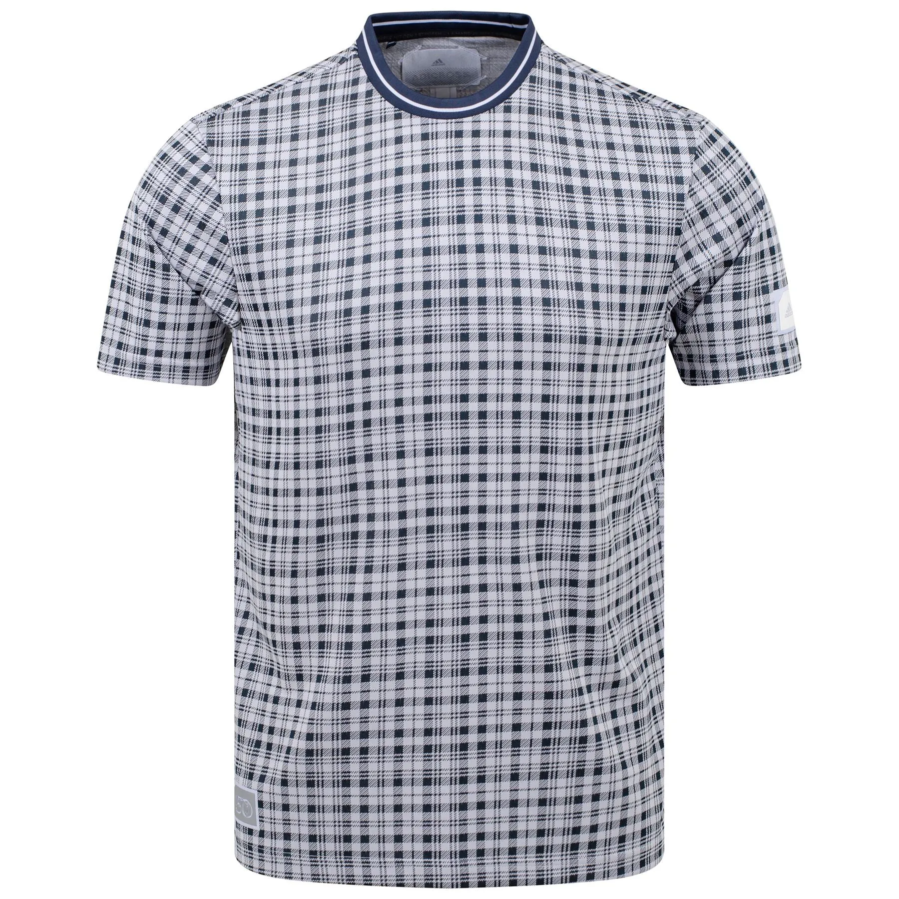 Adicross Round Neck Polo White/Trace Blue - AW22