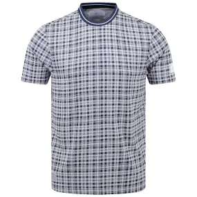 Adicross Round Neck Polo White/Trace Blue - AW22