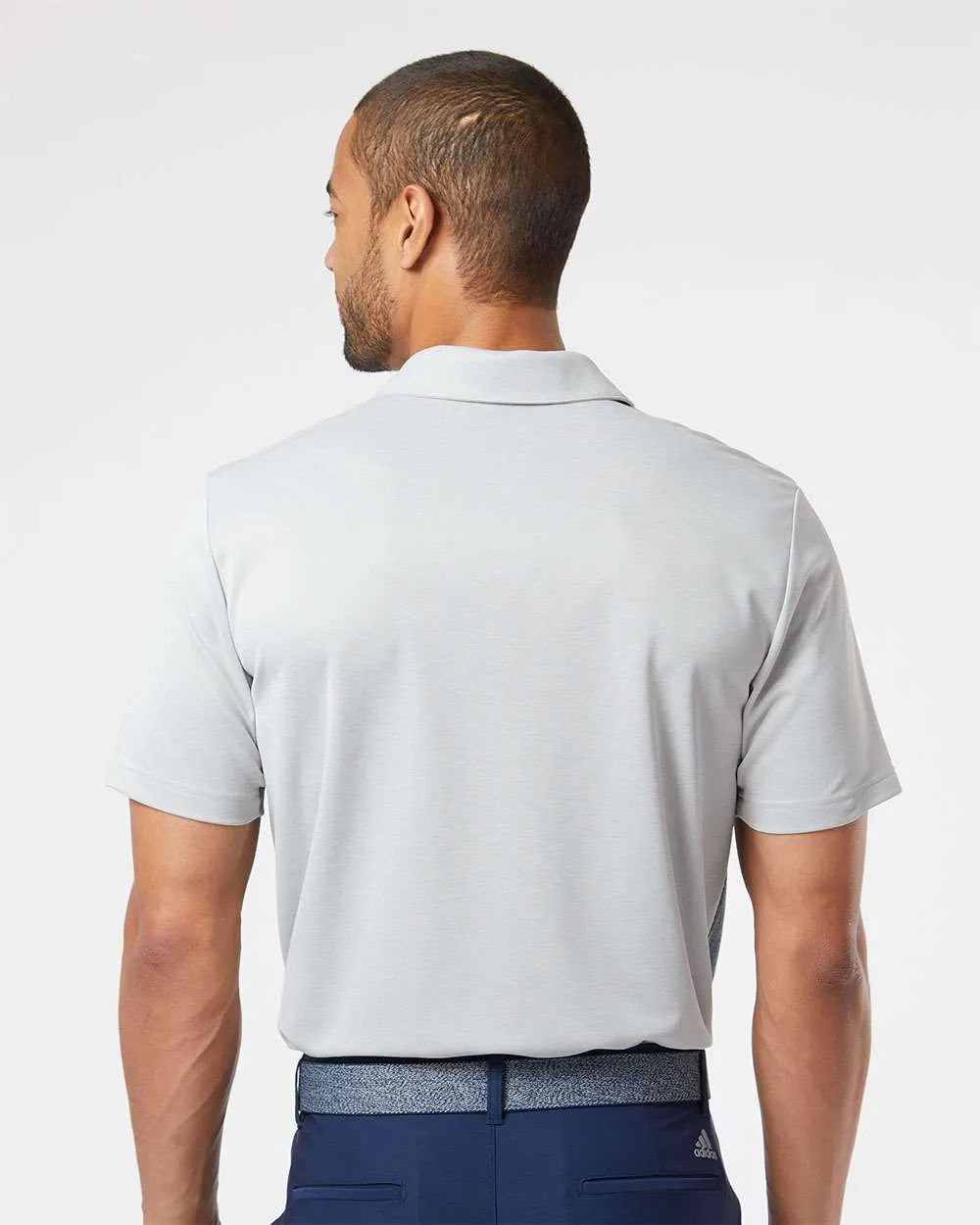 Adidas Heathered Colorblock 3-Stripes Sport Shirt