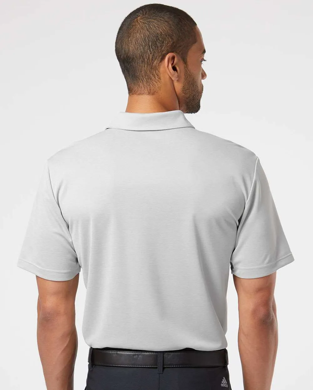 Adidas Heathered Colorblock 3-Stripes Sport Shirt