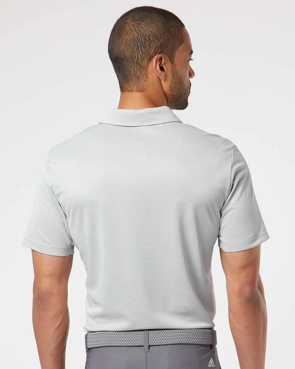 Adidas Heathered Colorblock 3-Stripes Sport Shirt
