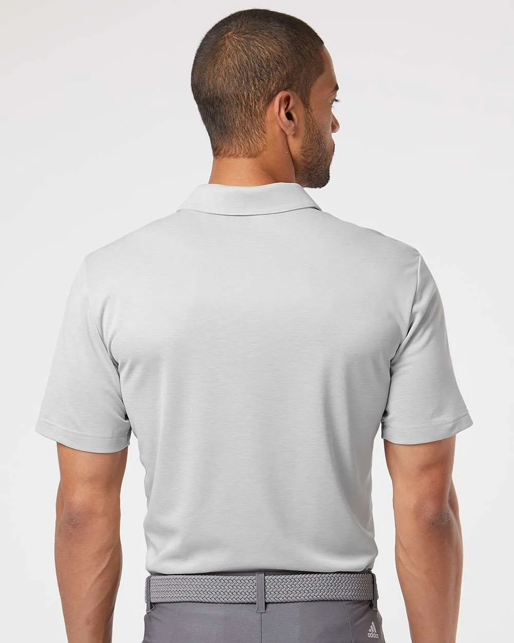 Adidas Heathered Colorblock 3-Stripes Sport Shirt