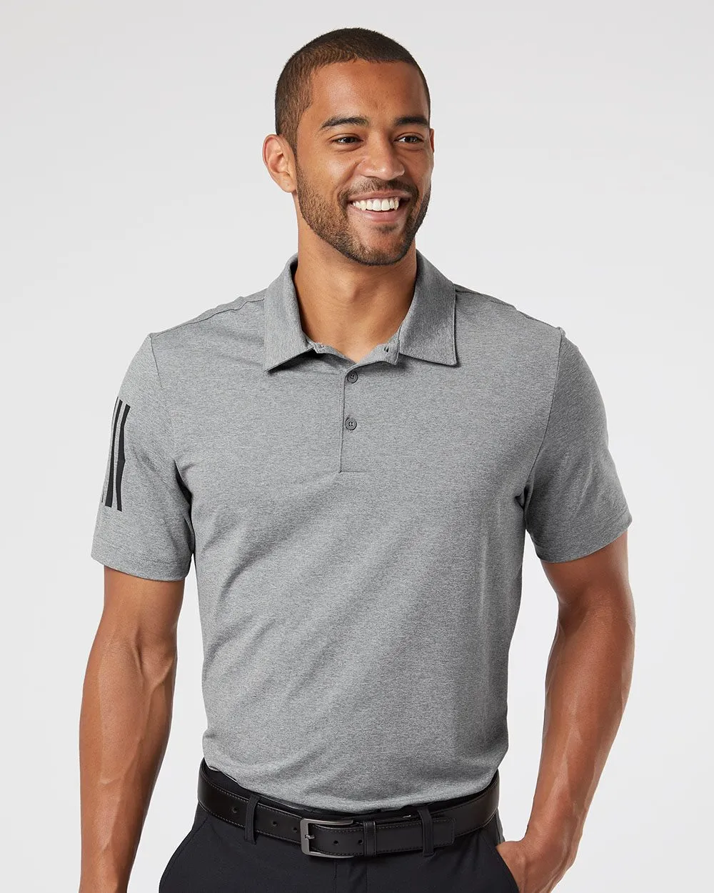 adidas Men's Floating 3-Stripes Polo