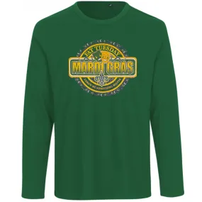 Adult Mardi Gras Fat Tuesday Green Long Sleeve Tee-shirt
