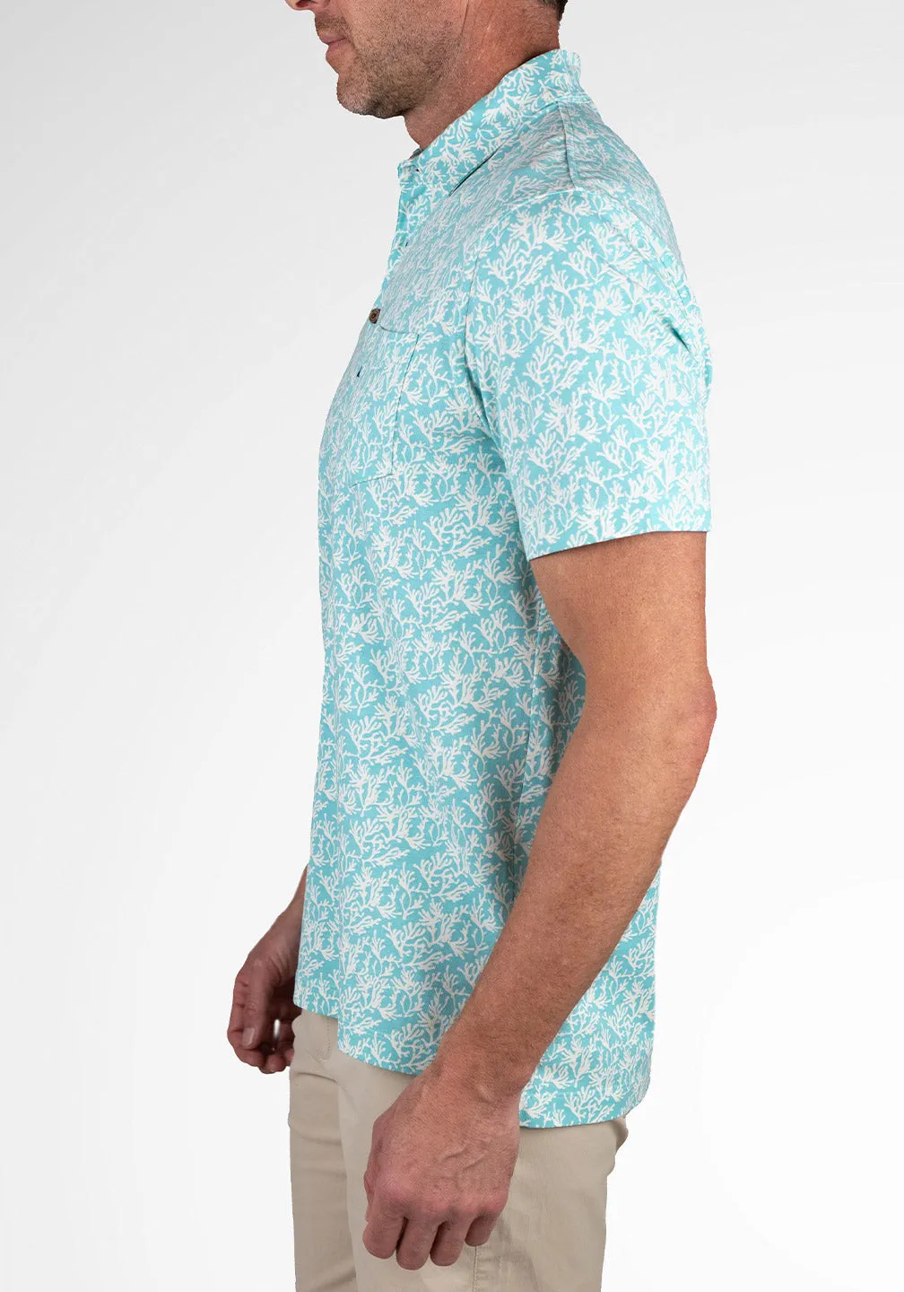 Airotec® Printed Jersey Short Sleeve Polo