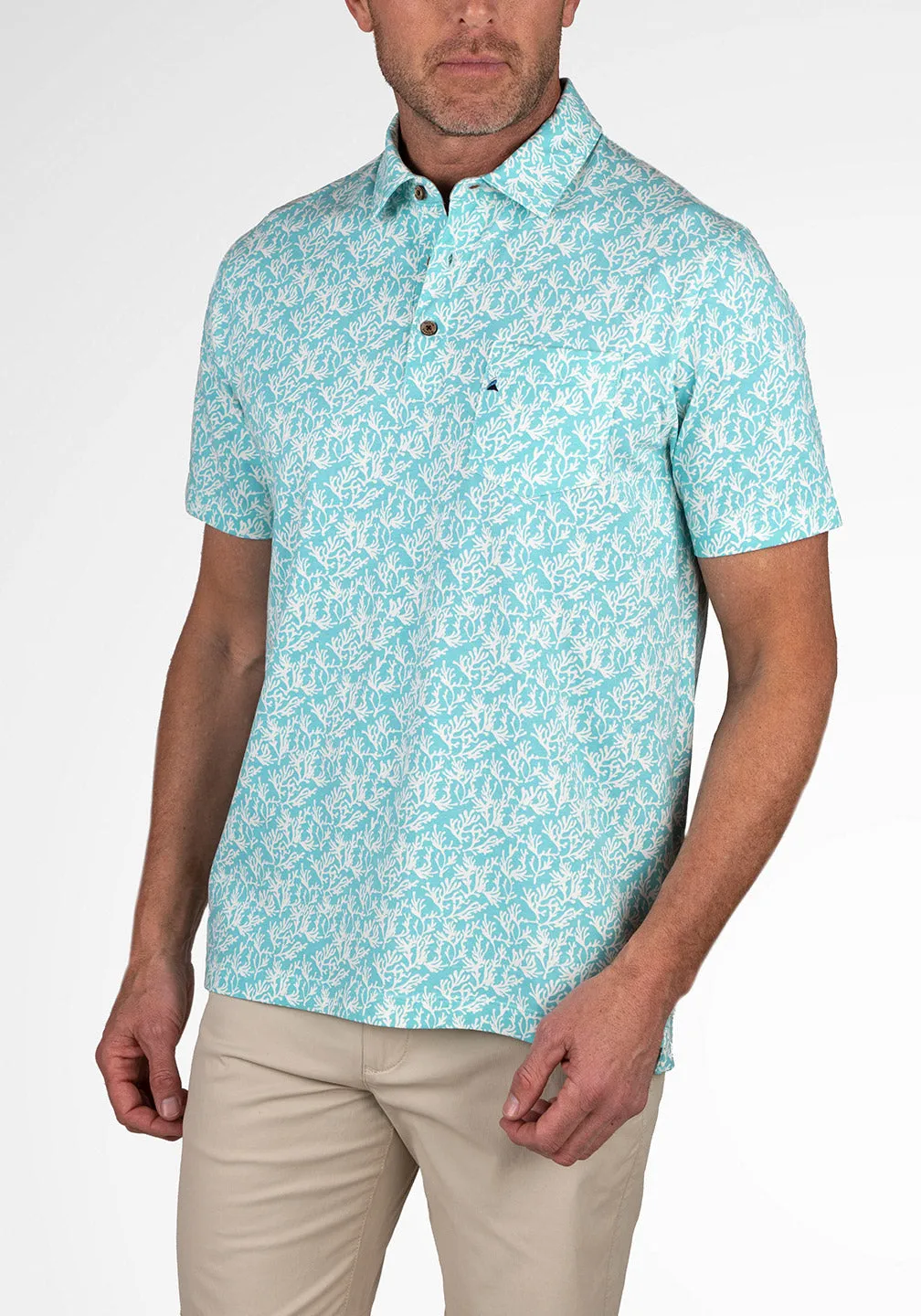 Airotec® Printed Jersey Short Sleeve Polo