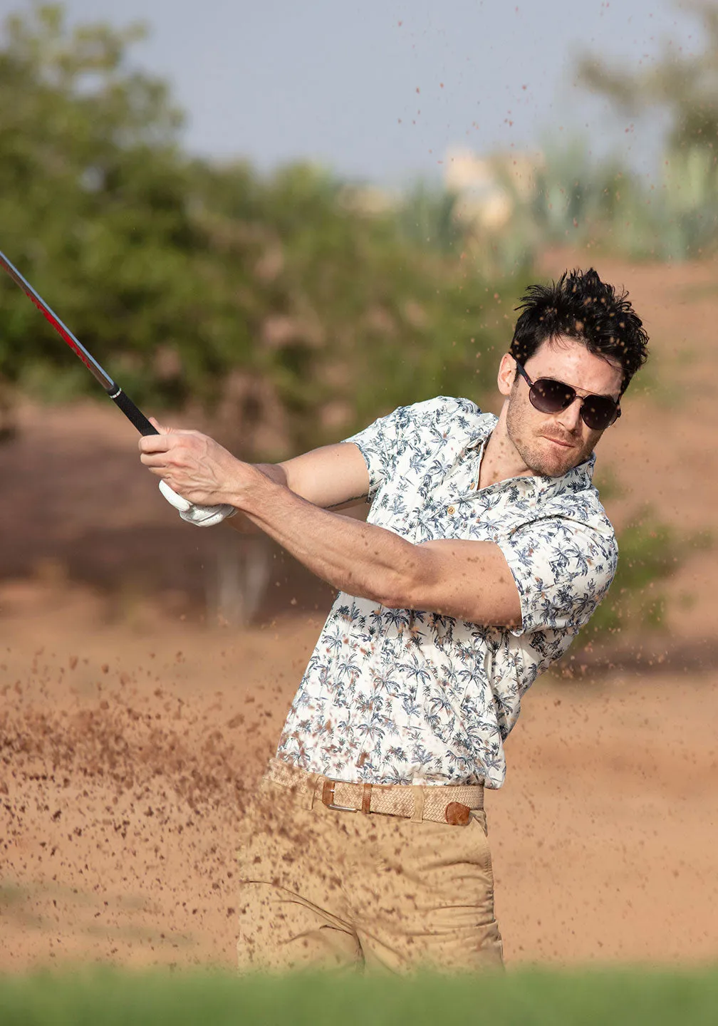 Airotec® Printed Jersey Short Sleeve Polo
