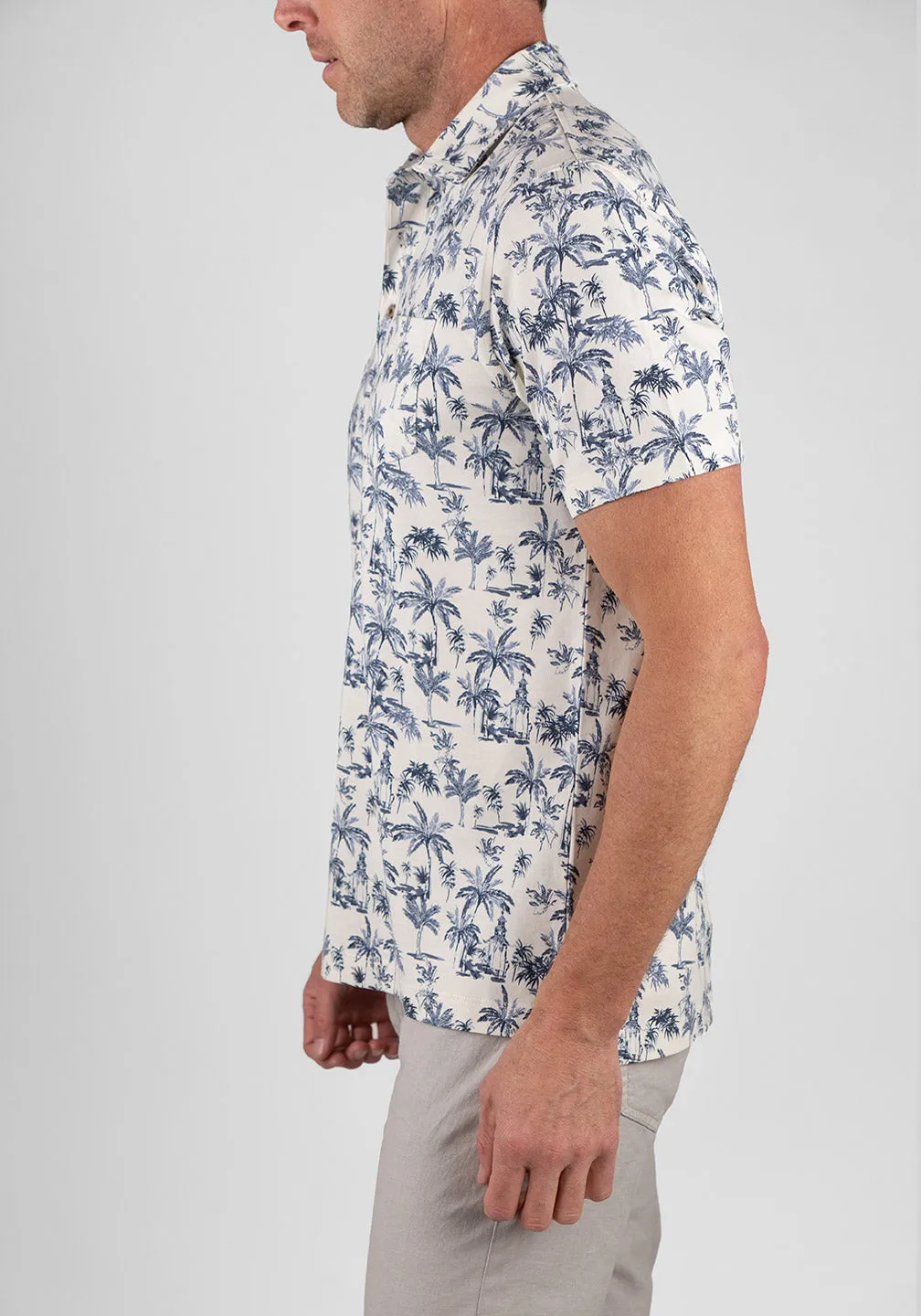 Airotec® Printed Jersey Short Sleeve Polo