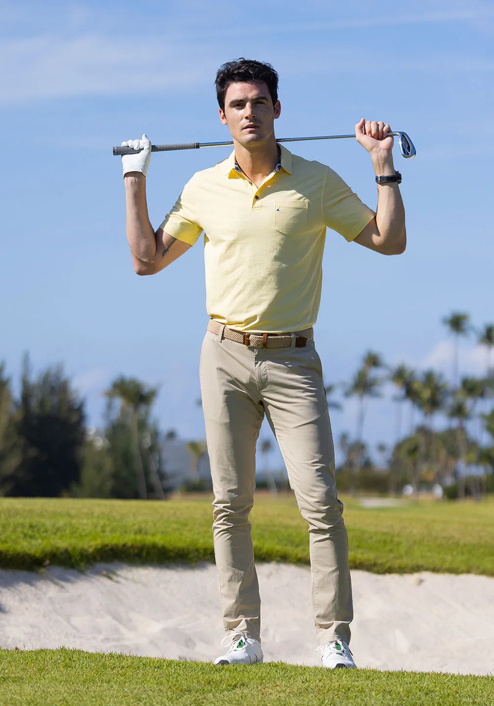 Airotec® Slim Fit Jersey Polo