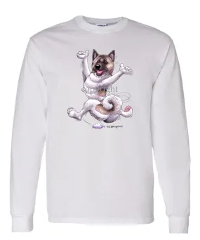Akita - Happy Dog - Long Sleeve T-Shirt