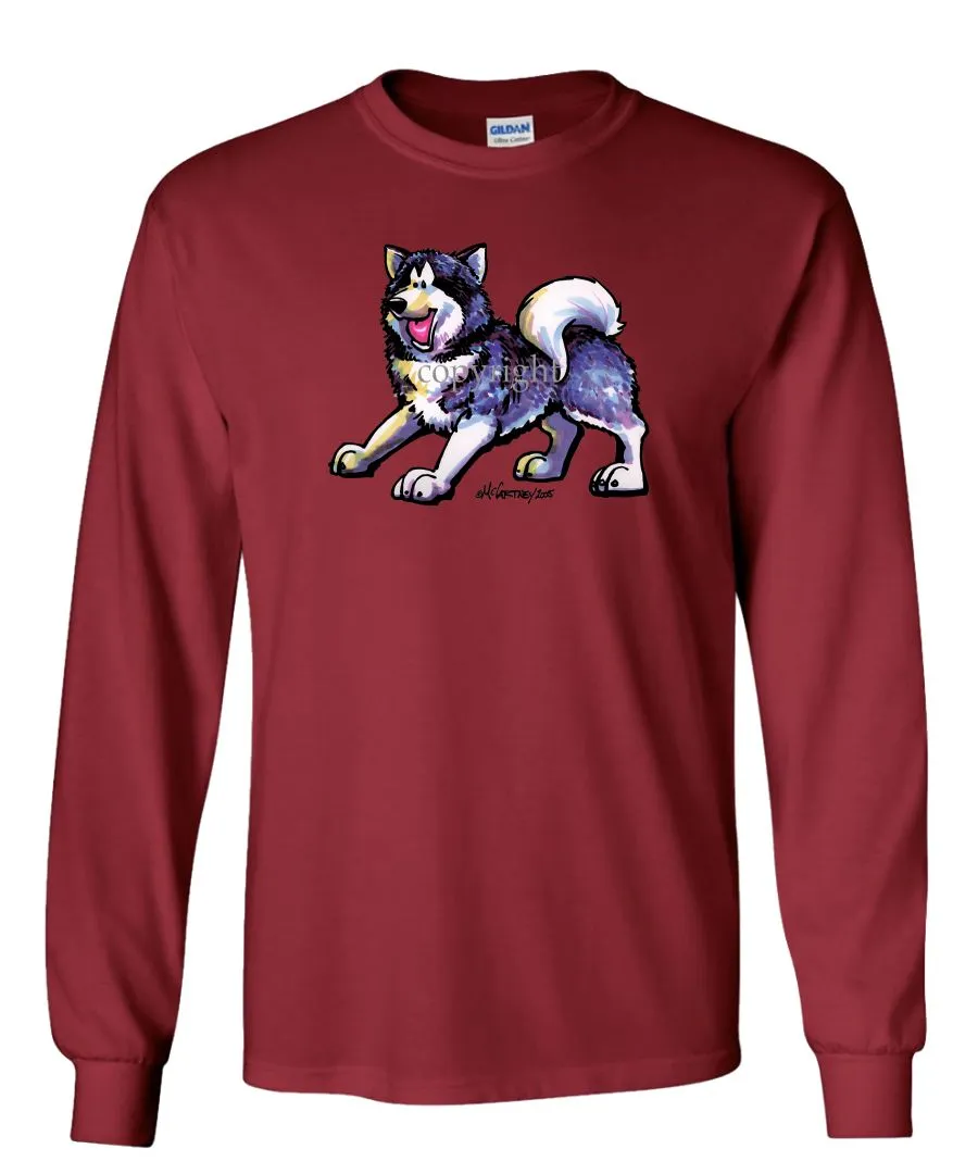 Alaskan Malamute - Cool Dog - Long Sleeve T-Shirt