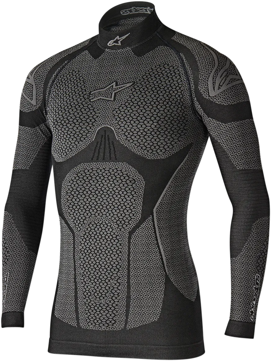 ALPINESTARS Ride Tech Winter Long Sleeve Underwear Top - Black/Gray - M/L 4752117106-M/L