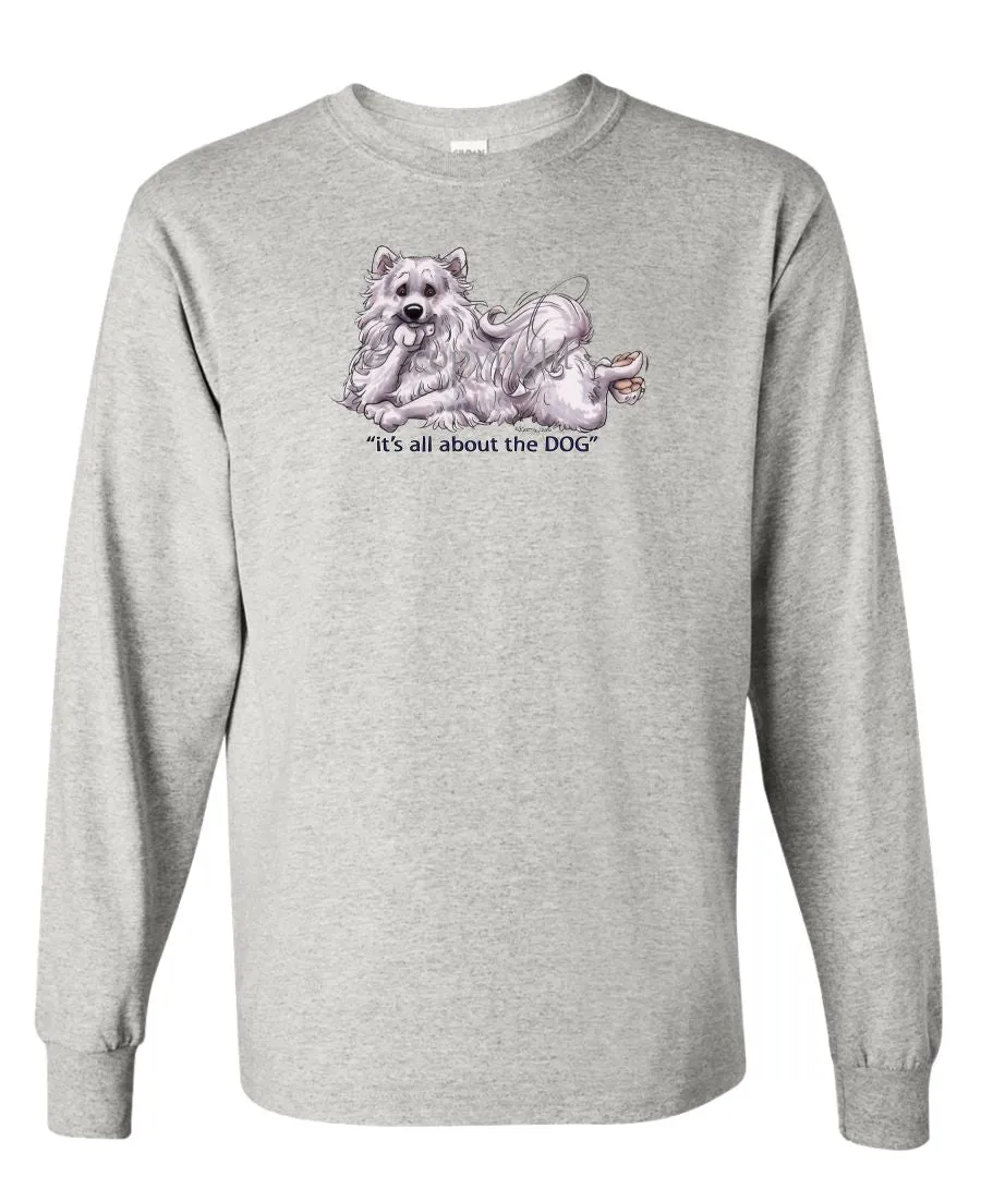 American Eskimo Dog - All About The Dog - Long Sleeve T-Shirt