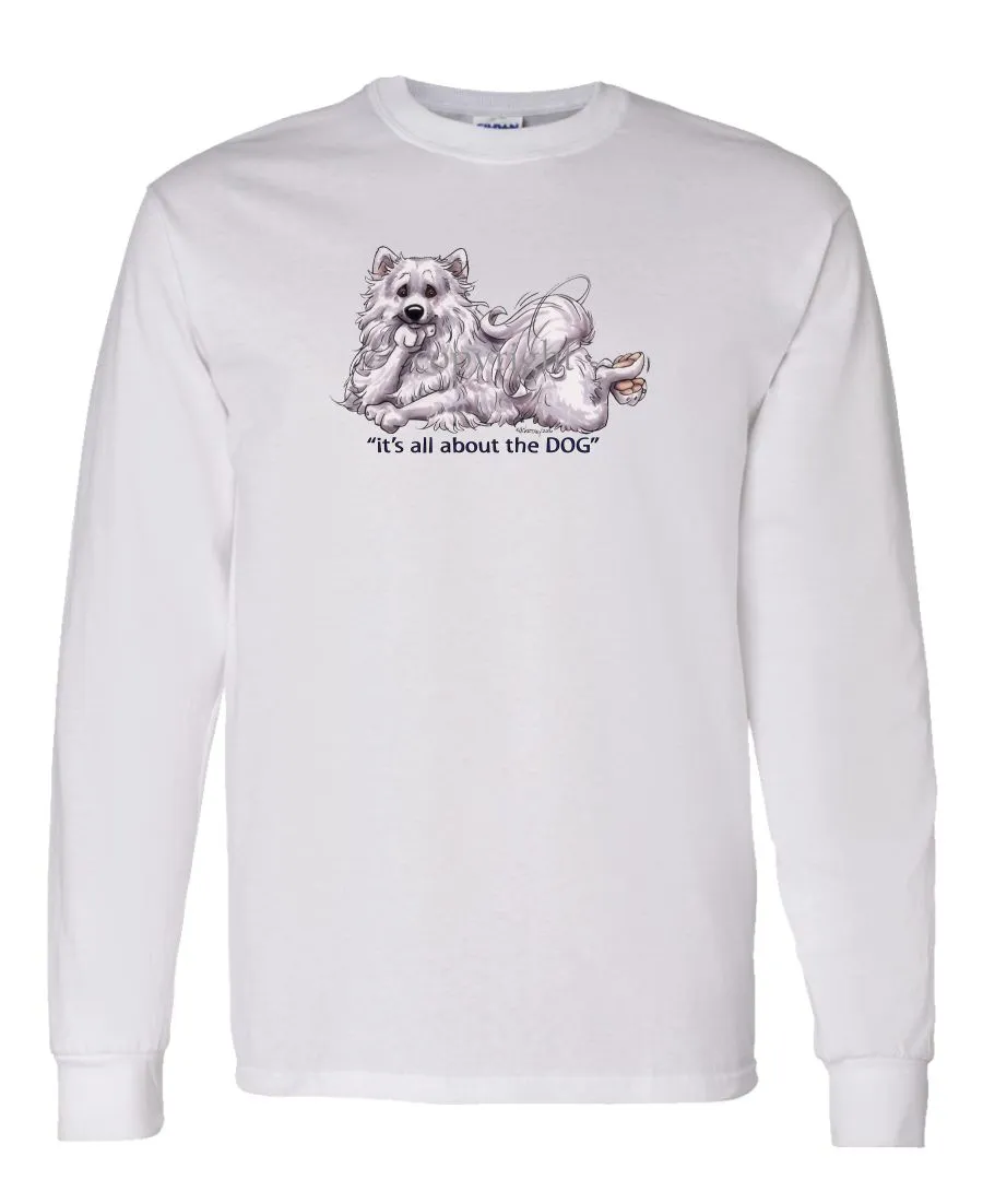 American Eskimo Dog - All About The Dog - Long Sleeve T-Shirt