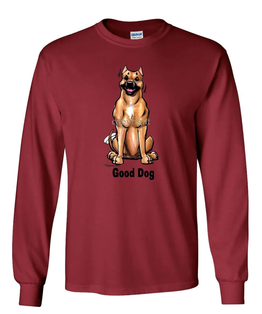American Staffordshire Terrier - Good Dog - Long Sleeve T-Shirt