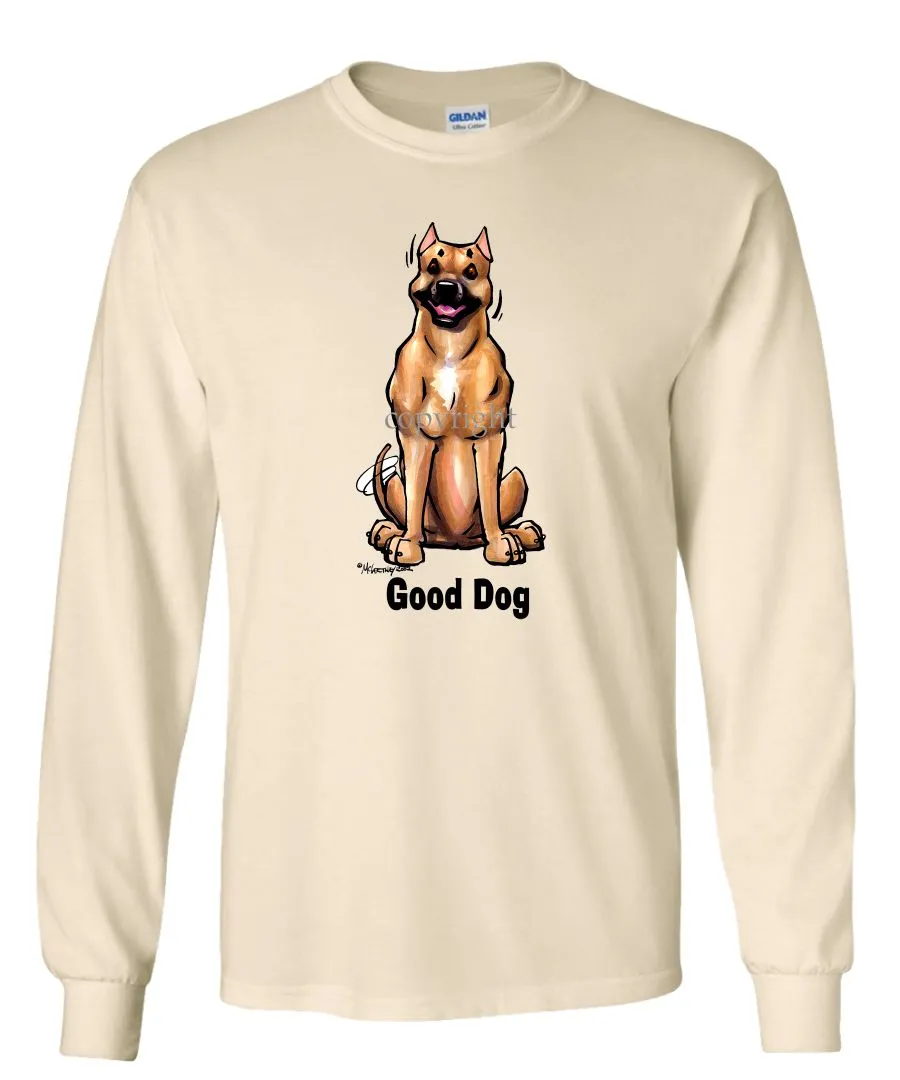 American Staffordshire Terrier - Good Dog - Long Sleeve T-Shirt