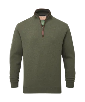 Angus Aerobloc Quarter Zip - Woodland