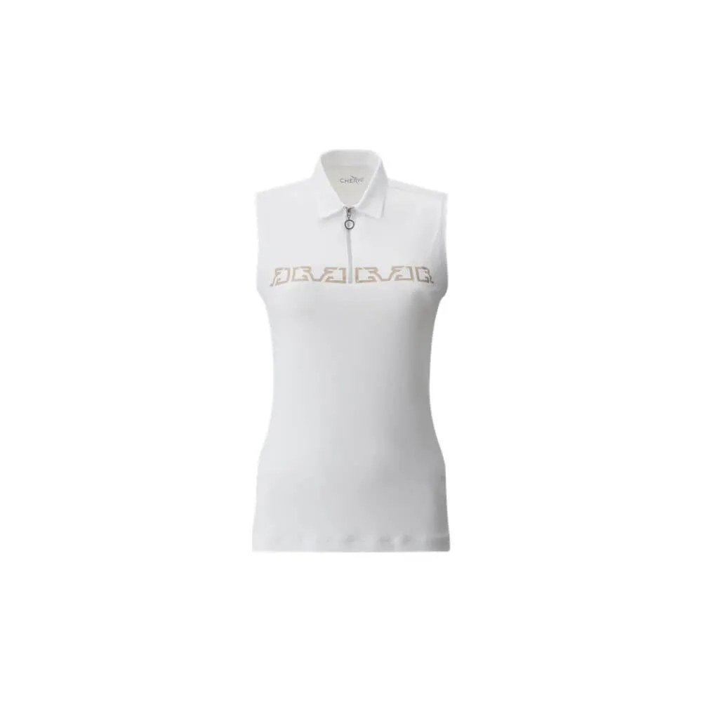 APSE | SLEEVELESS SUNBLOCK® POLO | FINAL SALE