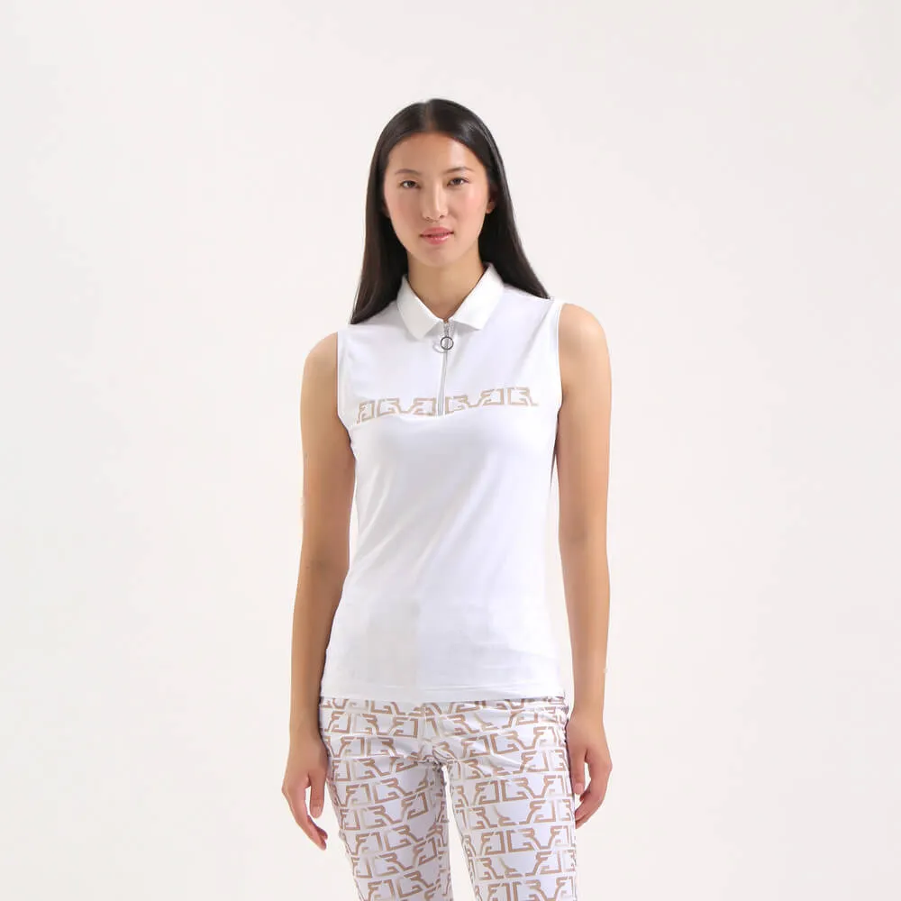 APSE | SLEEVELESS SUNBLOCK® POLO | FINAL SALE