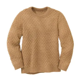 ARAN JUMPER - caramel