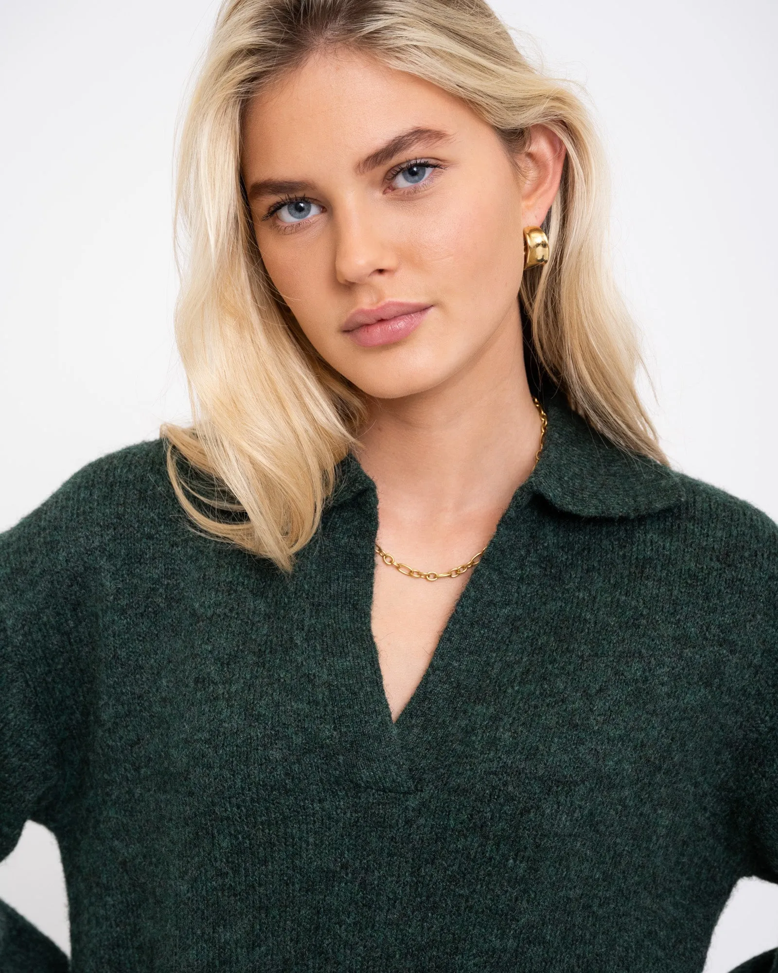 Ariella Polo Neck Knit Rosin