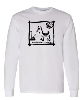 Australian Terrier - Cavern Canine - Long Sleeve T-Shirt