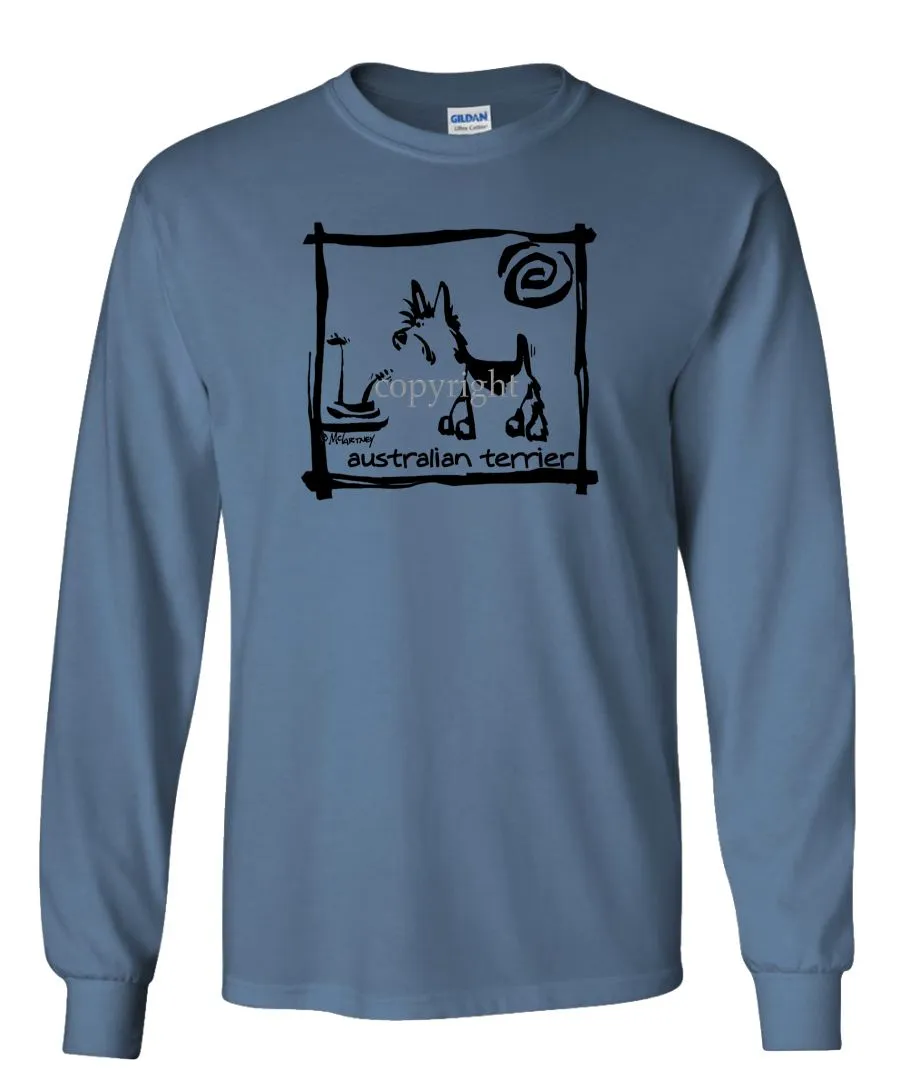 Australian Terrier - Cavern Canine - Long Sleeve T-Shirt
