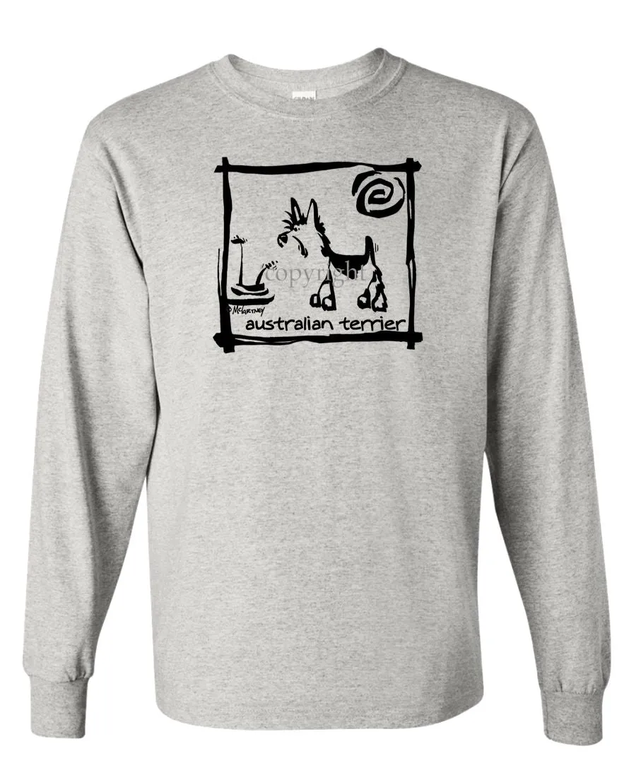 Australian Terrier - Cavern Canine - Long Sleeve T-Shirt