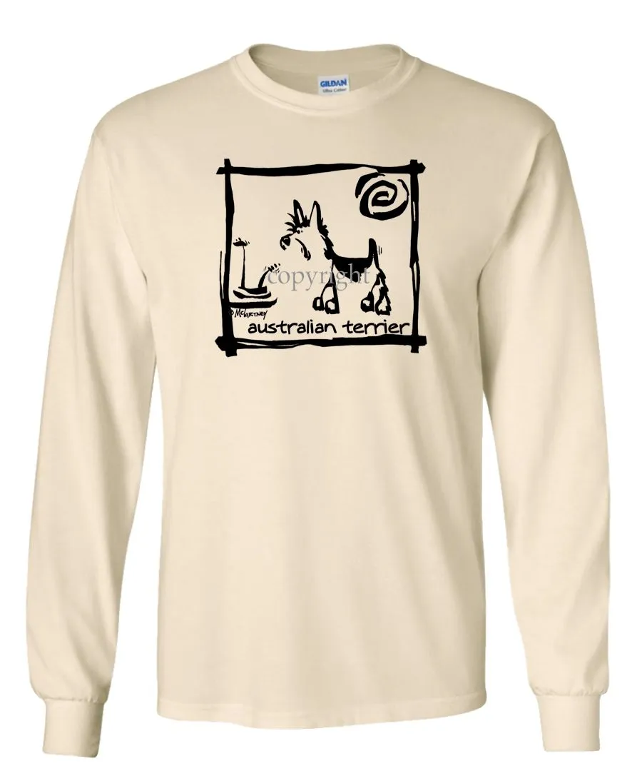 Australian Terrier - Cavern Canine - Long Sleeve T-Shirt