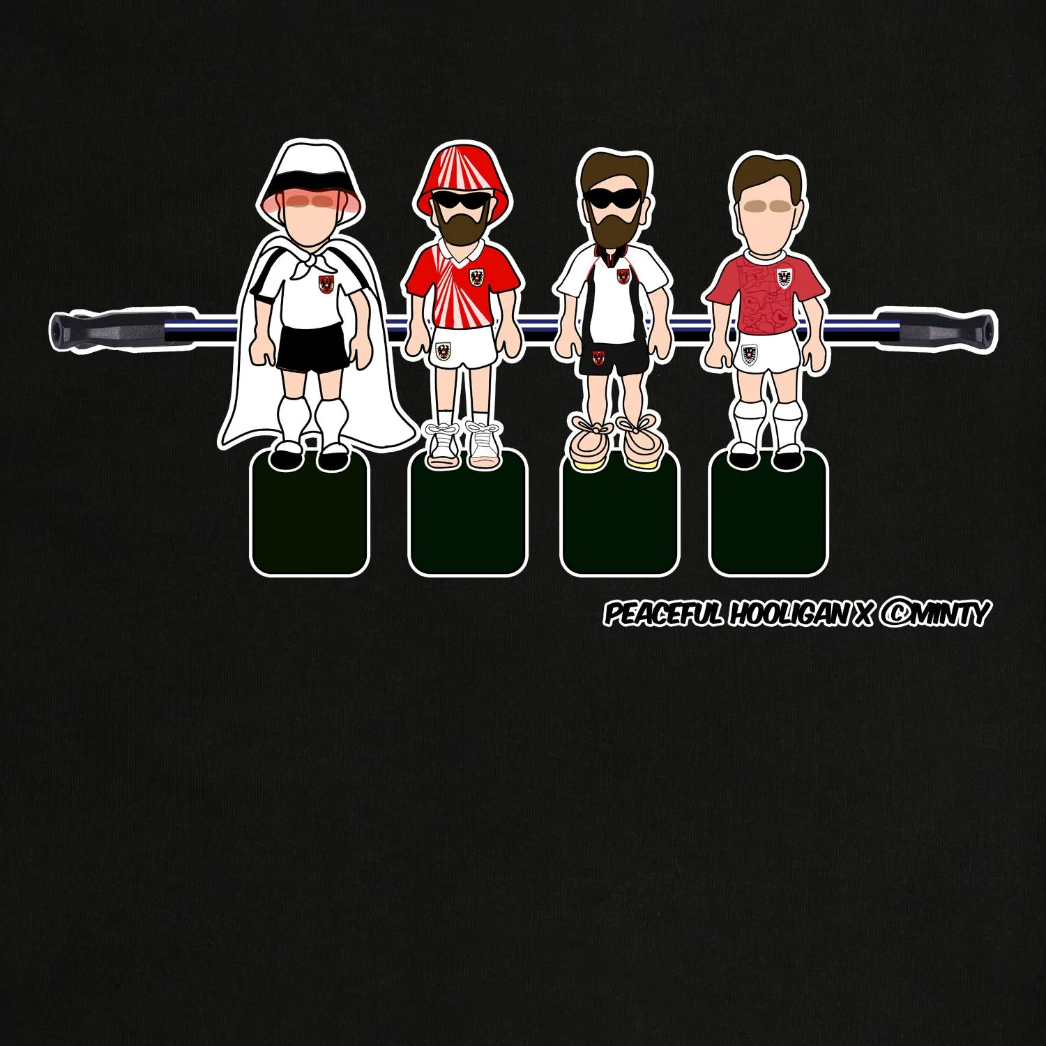 Austria Foosball T-Shirt Black