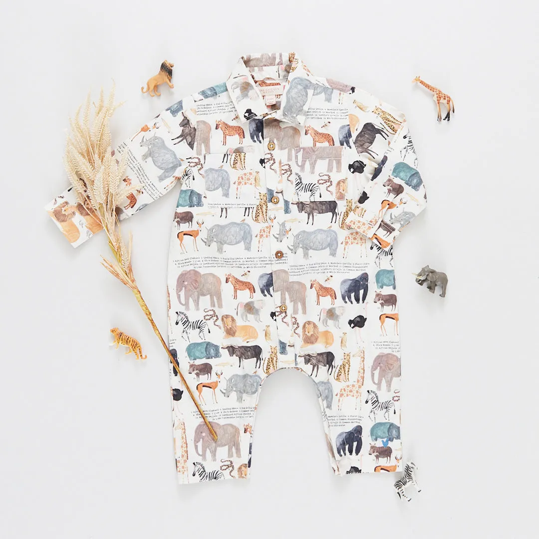 Baby Boys Easton Jumper - Animals of Africa