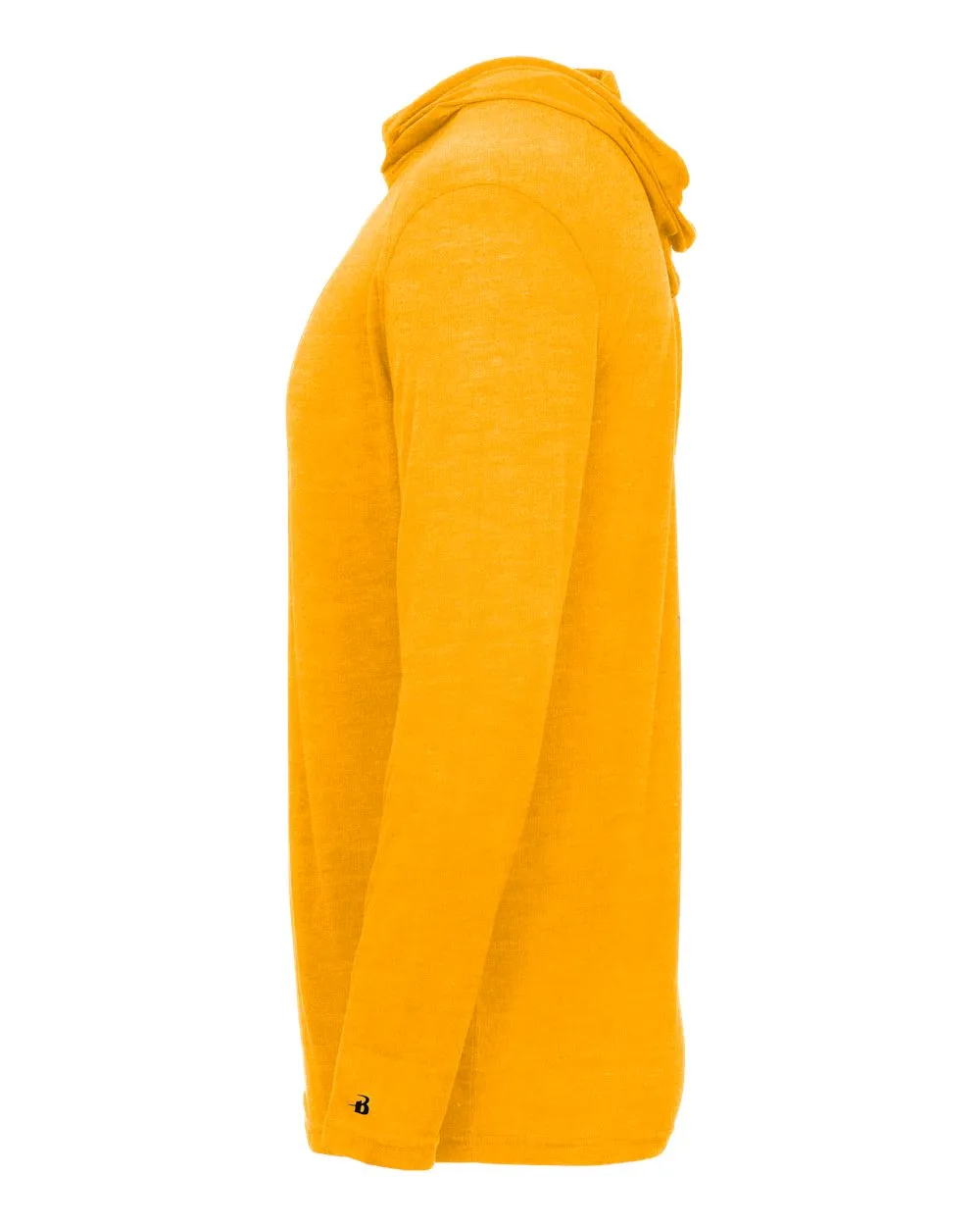 Badger Tri-Blend Surplice Hooded Long Sleeve T-Shirt 4905