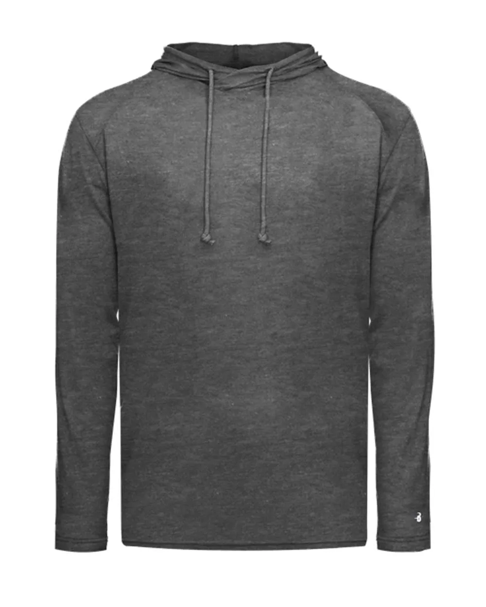 Badger Tri-Blend Surplice Hooded Long Sleeve T-Shirt 4905