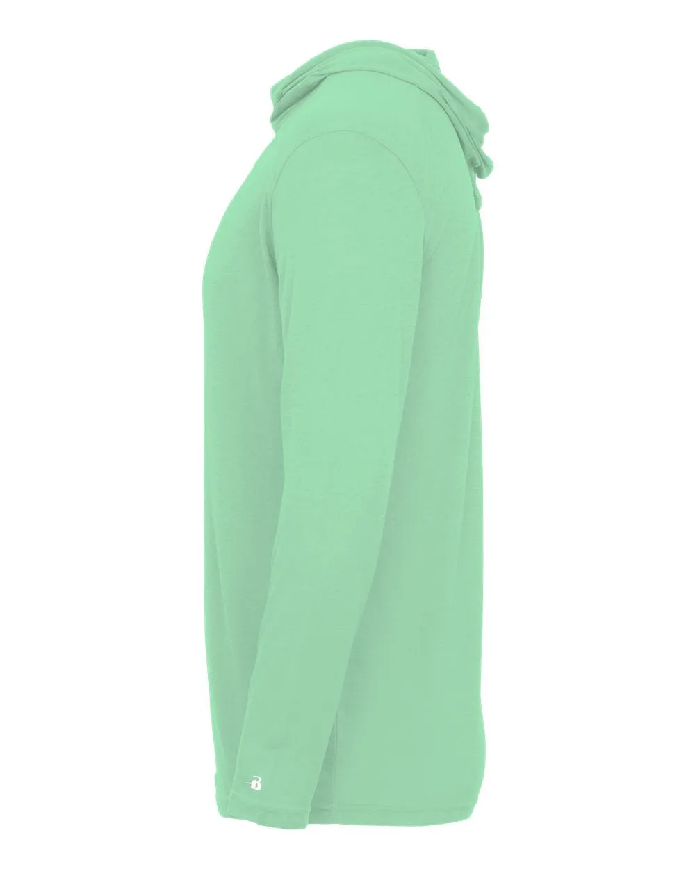 Badger Tri-Blend Surplice Hooded Long Sleeve T-Shirt 4905