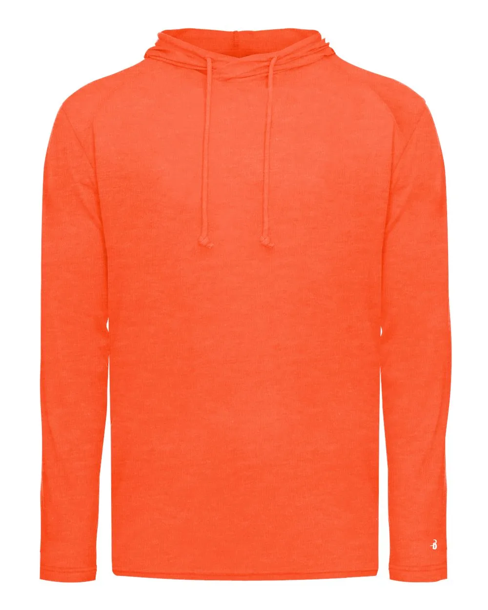 Badger Tri-Blend Surplice Hooded Long Sleeve T-Shirt 4905