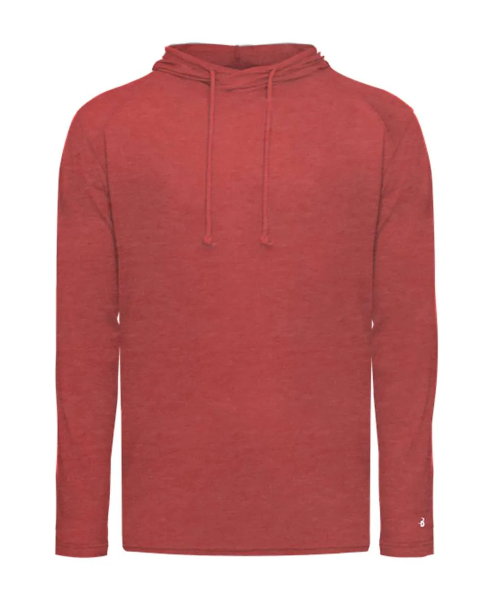 Badger Tri-Blend Surplice Hooded Long Sleeve T-Shirt 4905