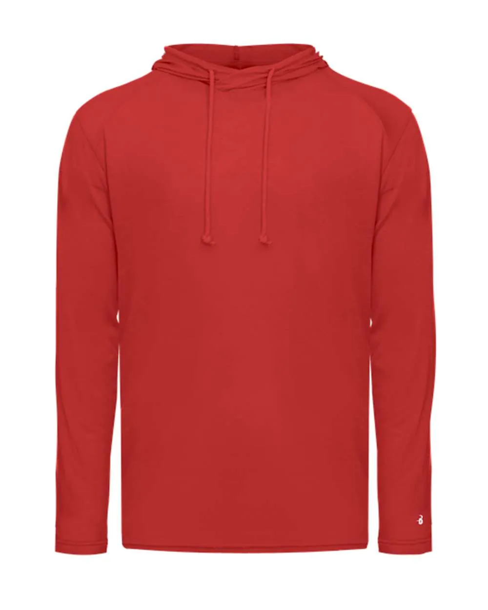 Badger Tri-Blend Surplice Hooded Long Sleeve T-Shirt 4905