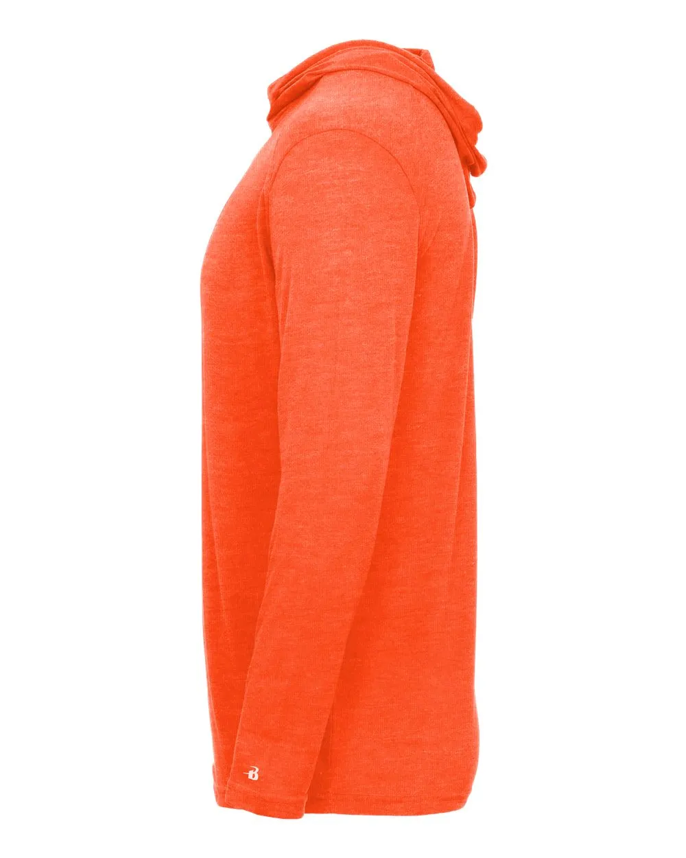 Badger Tri-Blend Surplice Hooded Long Sleeve T-Shirt 4905