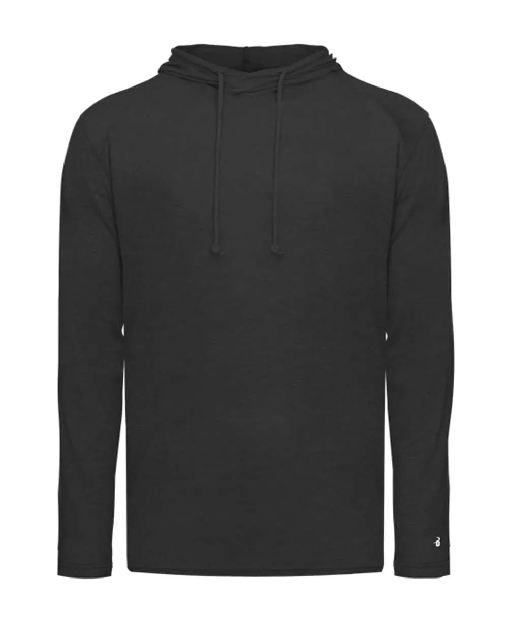 Badger Tri-Blend Surplice Hooded Long Sleeve T-Shirt 4905