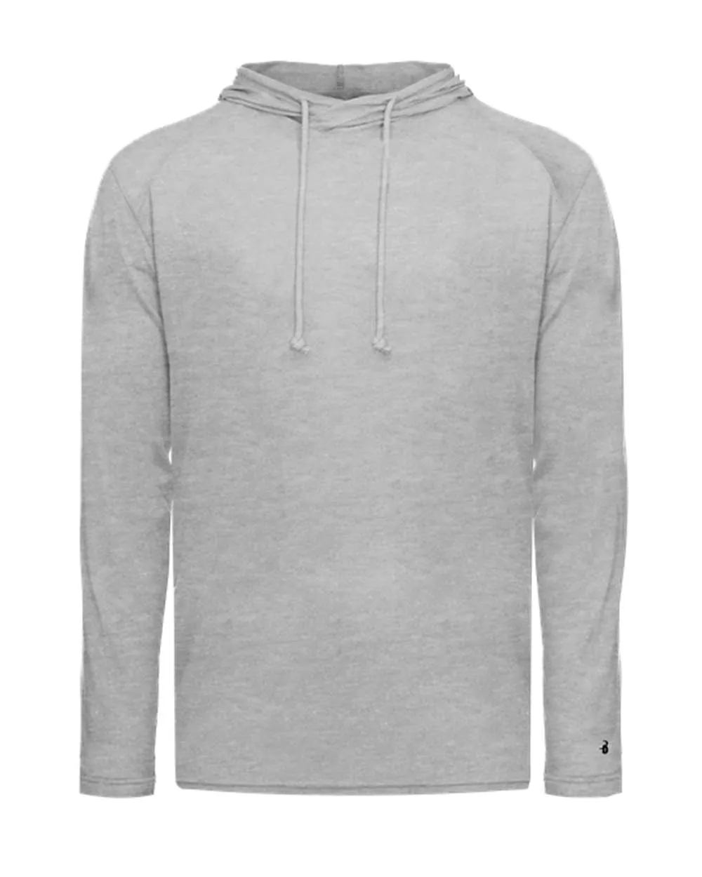 Badger Tri-Blend Surplice Hooded Long Sleeve T-Shirt 4905