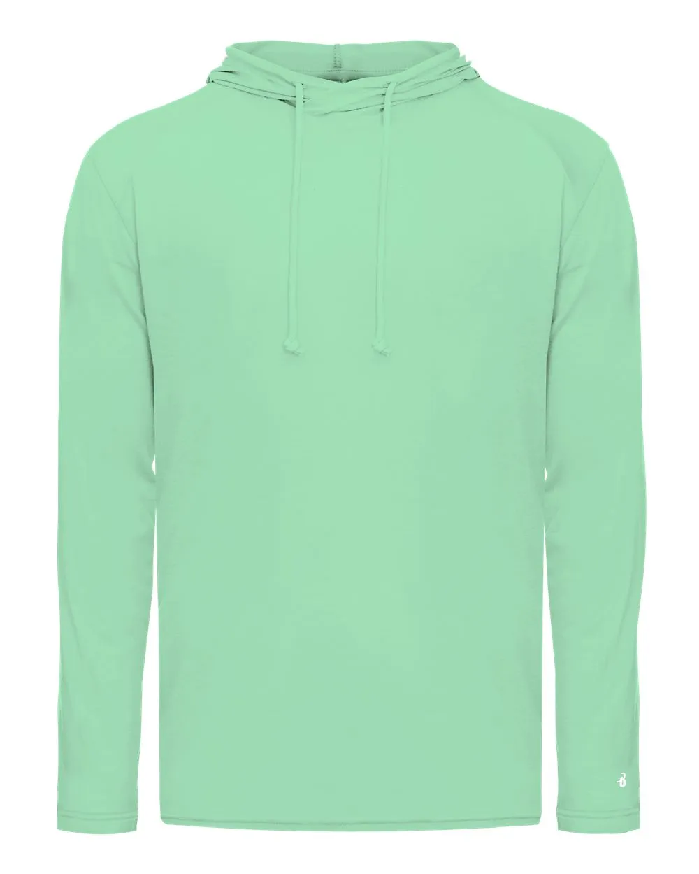 Badger Tri-Blend Surplice Hooded Long Sleeve T-Shirt 4905