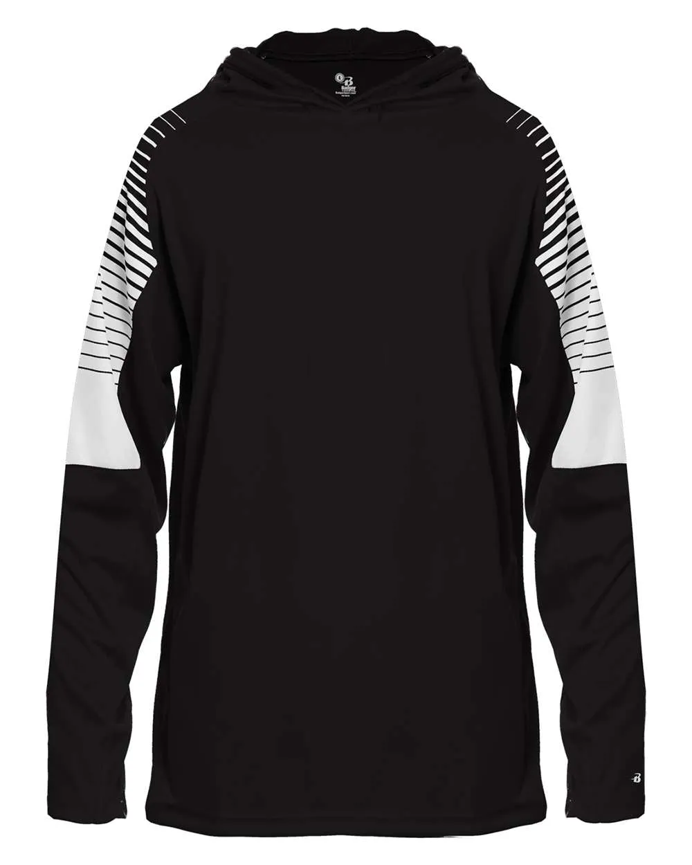 Badger Youth Lineup Hooded Long Sleeve T-Shirt 2211