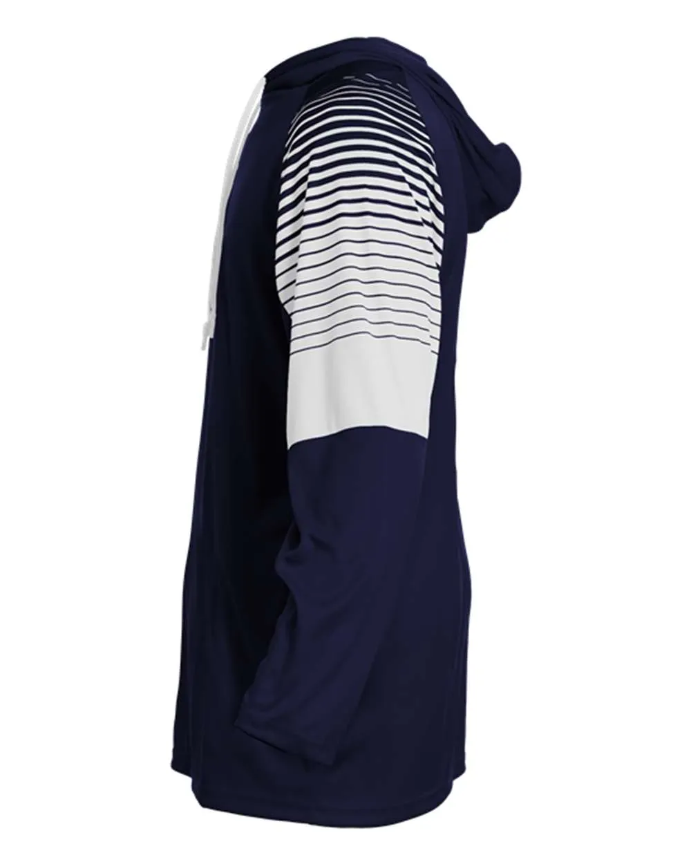 Badger Youth Lineup Hooded Long Sleeve T-Shirt 2211