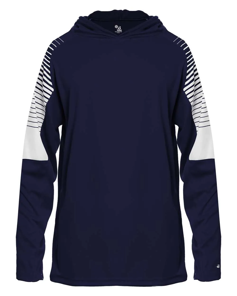 Badger Youth Lineup Hooded Long Sleeve T-Shirt 2211