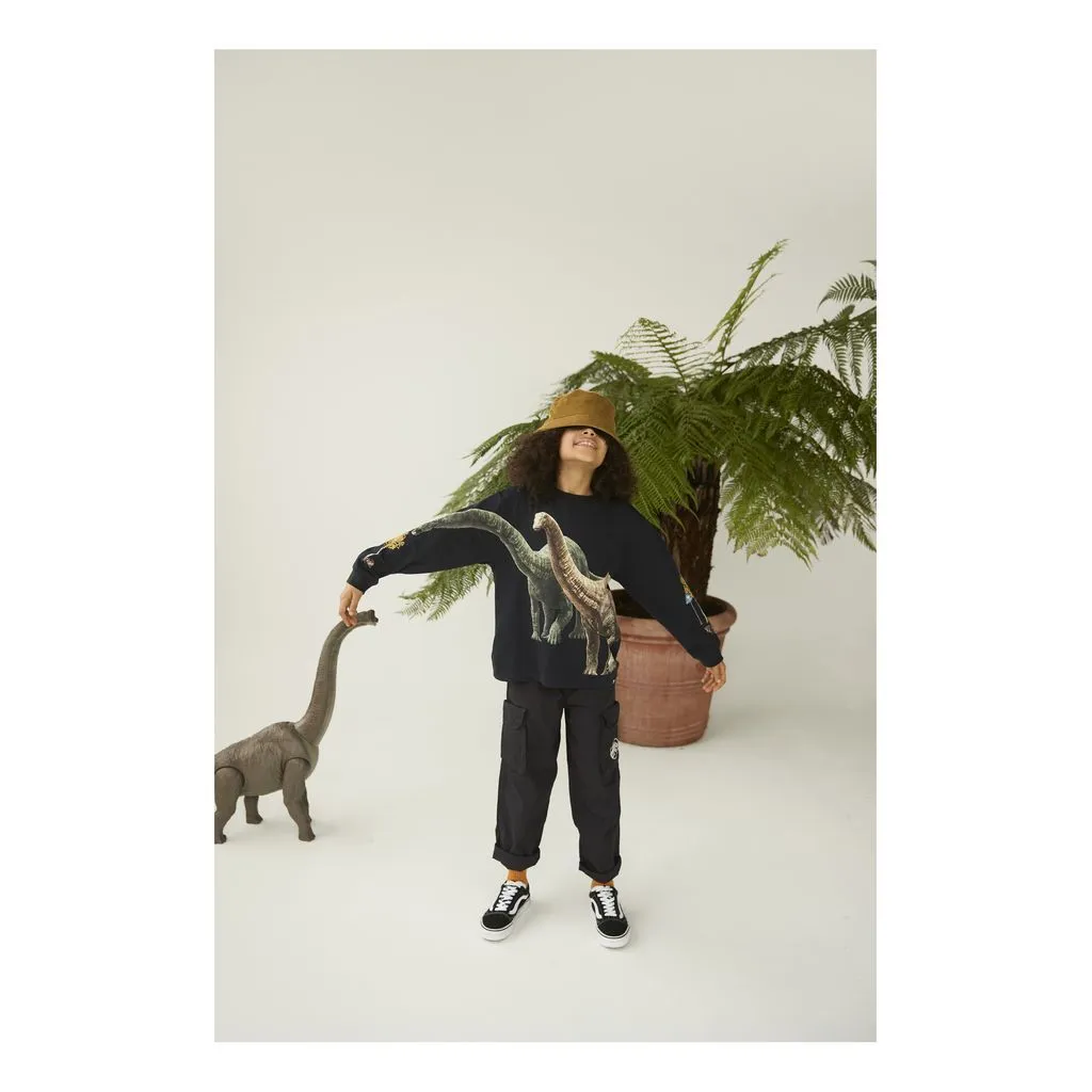 Black Rube Dino Graphic T-Shirt